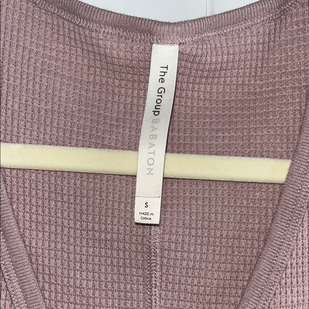 Pink Ribbed Waffle Textures Button-Up Cardigan - Picture 3 of 5